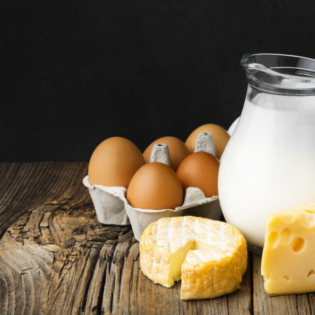 Productos lácteos y huevo